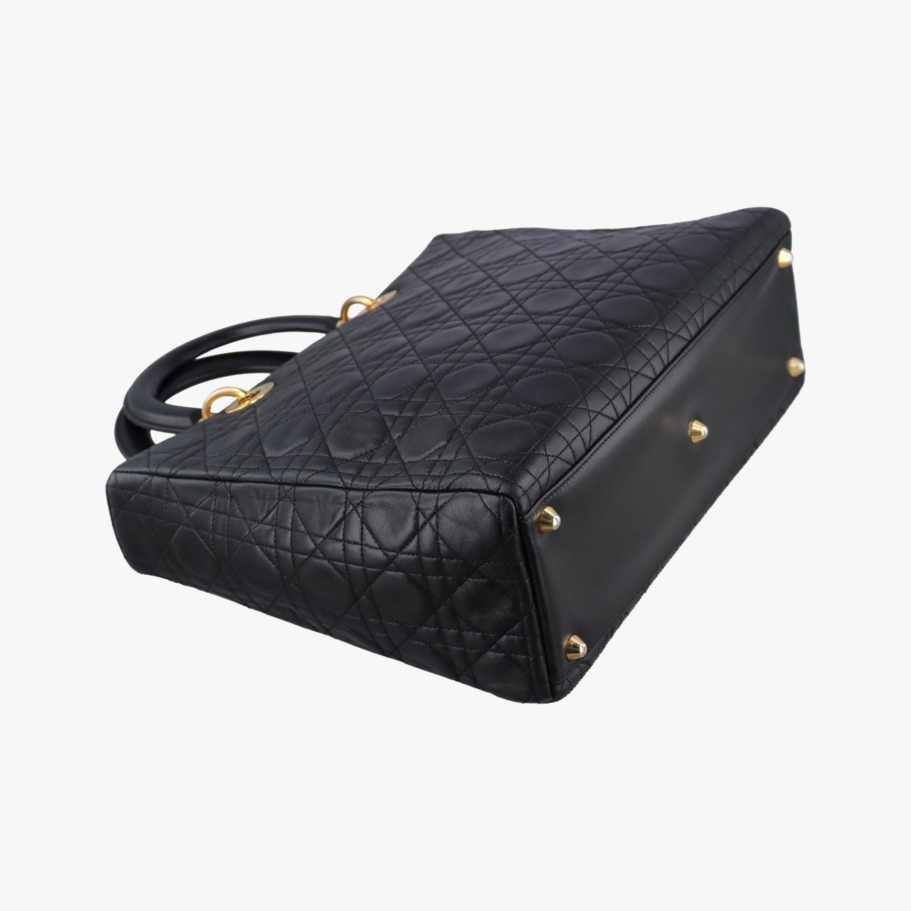 Dior Lady Black Lambskin Handbag — view 7