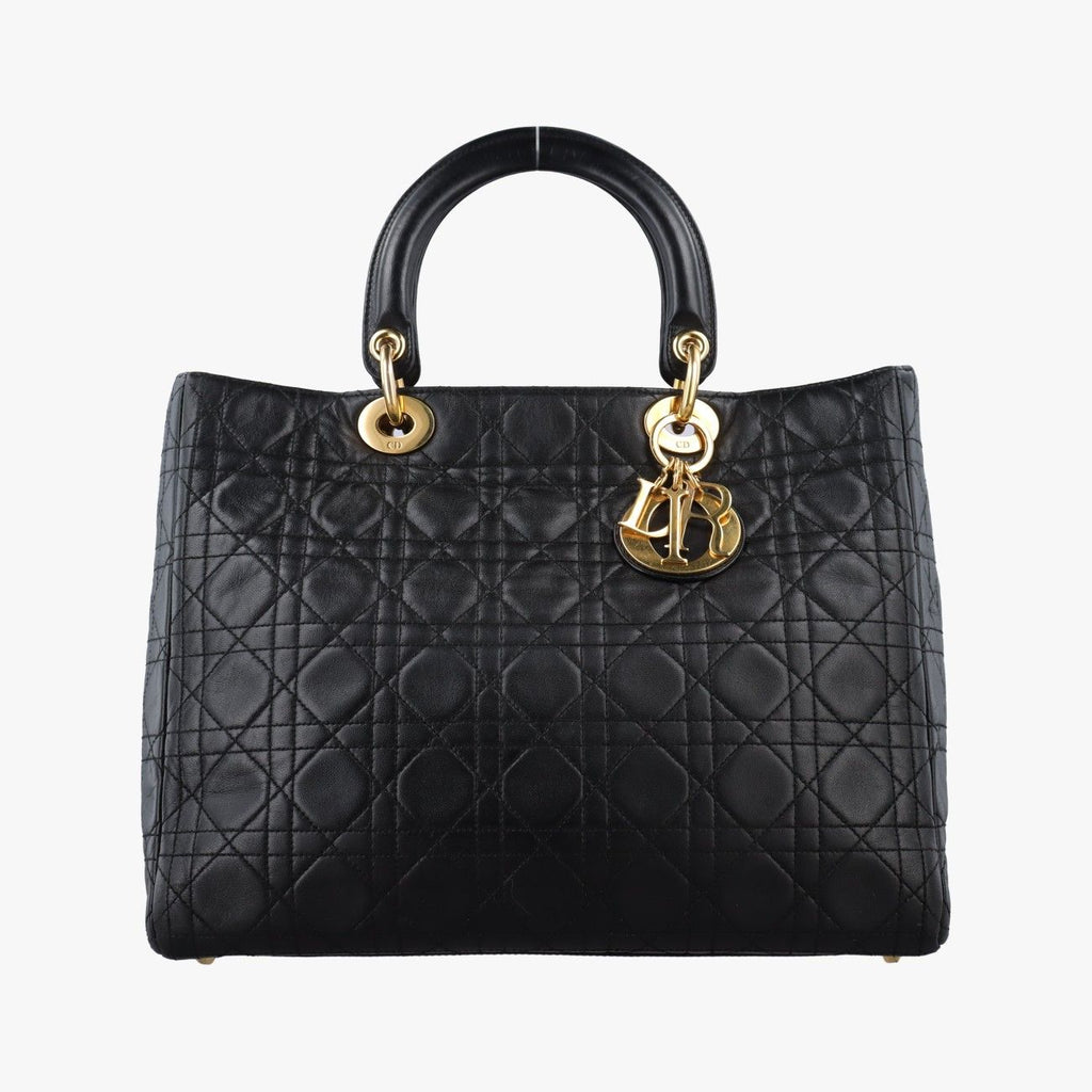 Dior Lady Black Lambskin Handbag