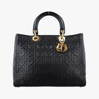 Dior Lady Black Lambskin Handbag