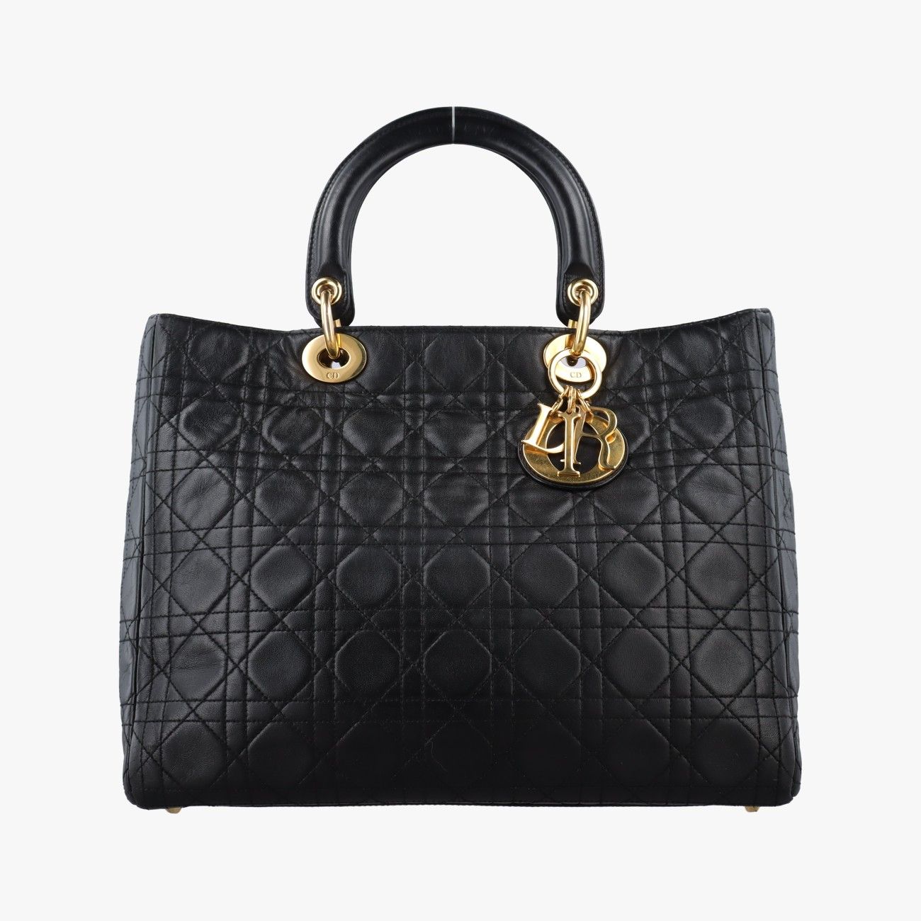 Dior Lady Black Lambskin Handbag