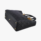 Dior Lady Black Lambskin Handbag — view 4