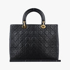 Dior Lady Black Lambskin Handbag — view 2