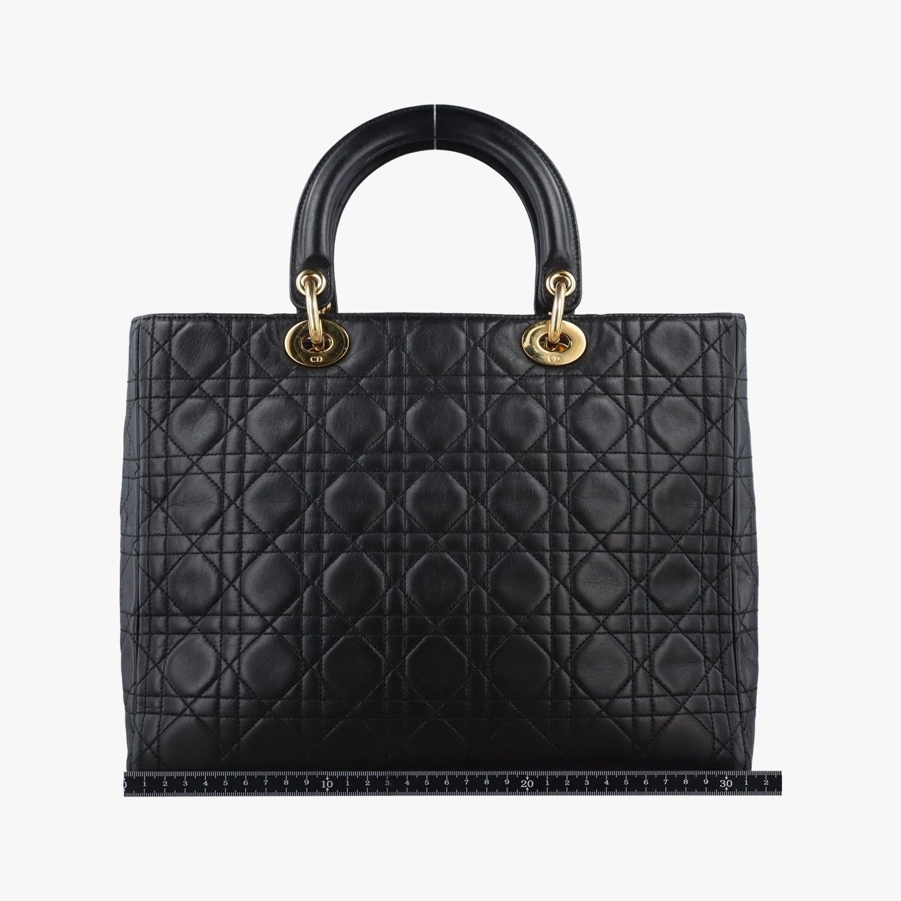 Dior Lady Black Lambskin Handbag — view 2