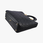 Dior Lady Black Lambskin Handbag — view 6