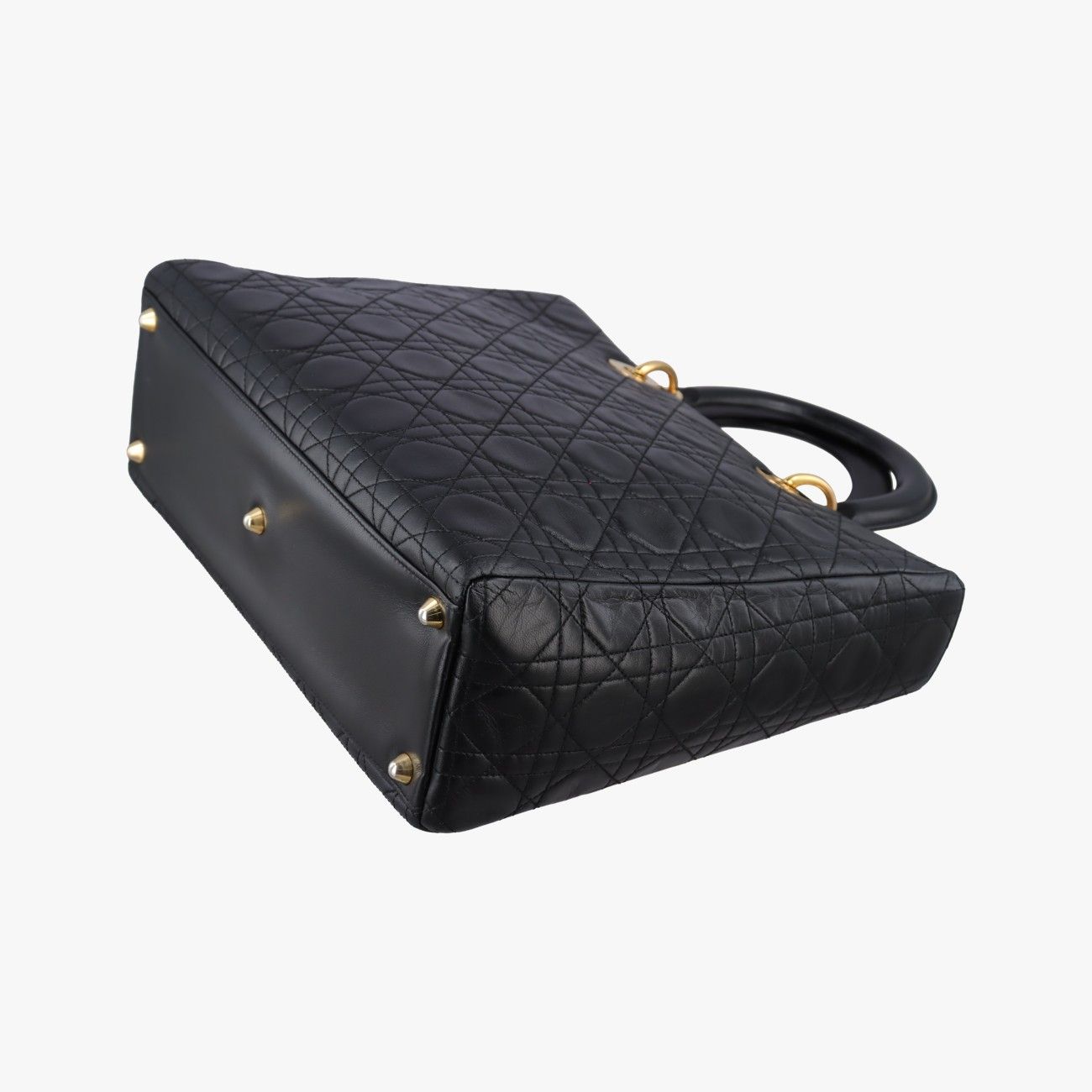 Dior Lady Black Lambskin Handbag — view 6
