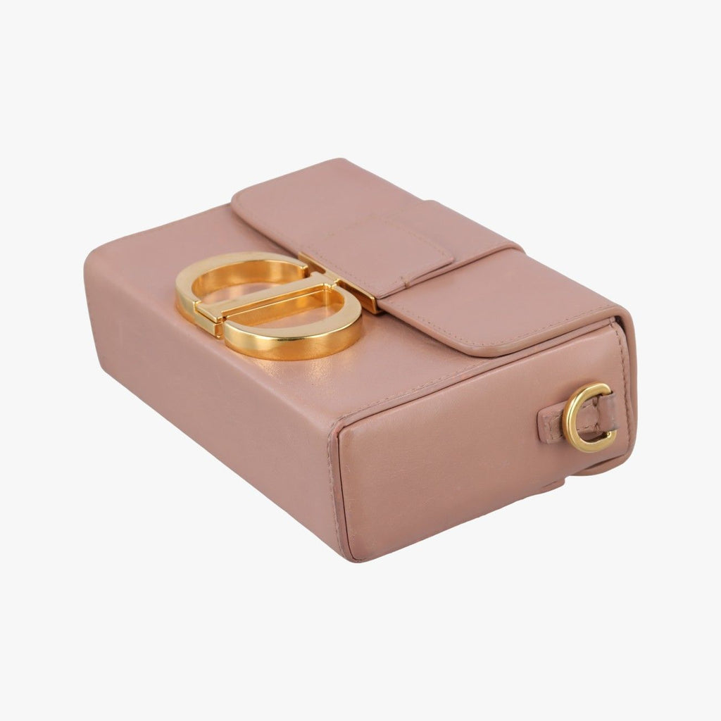 Dior 30 Montaigne Pink Leather Shoulder — view 4