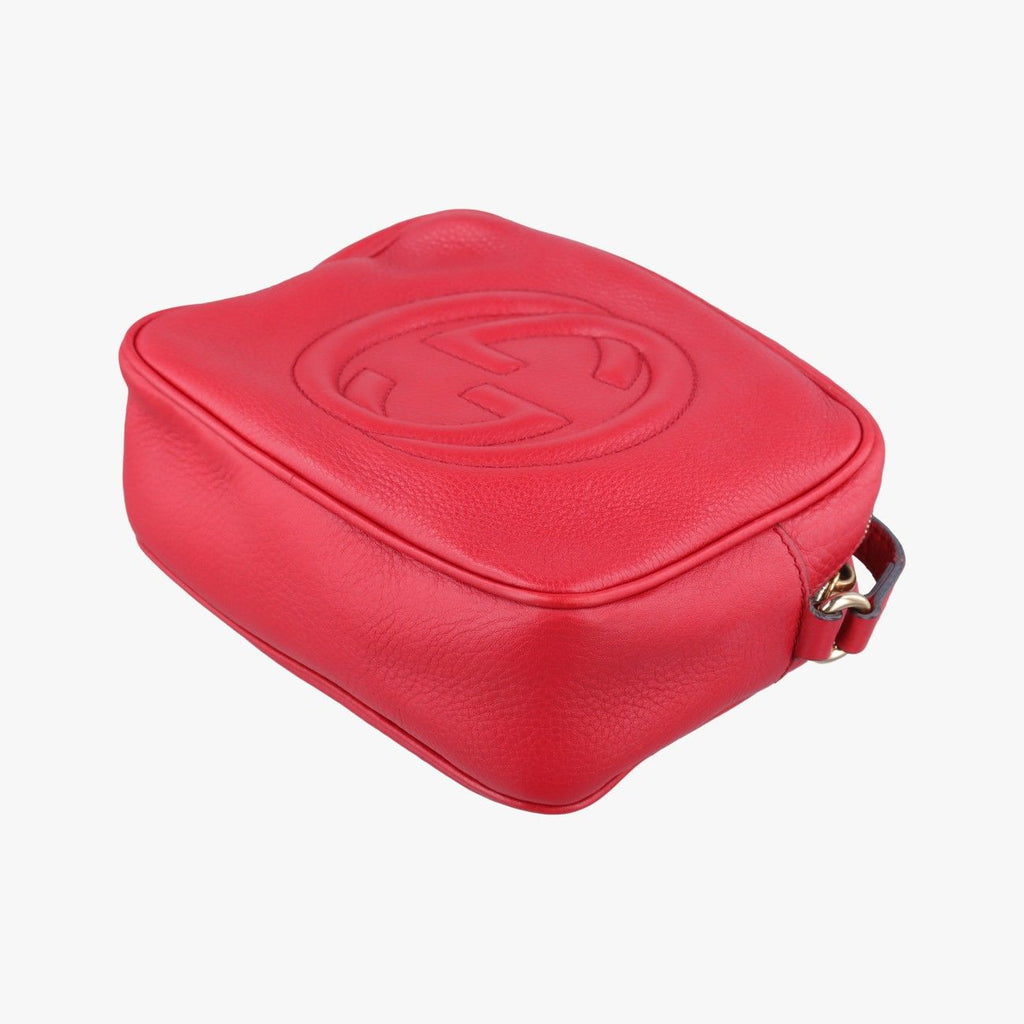 Gucci Soho Red Leather Shoulder — view 4