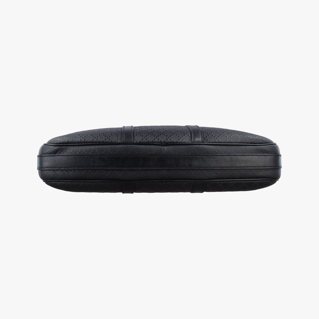 Gucci Diamante Black Leather Handbag — view 3