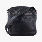 Gucci GG Supreme Messenger Black Leather