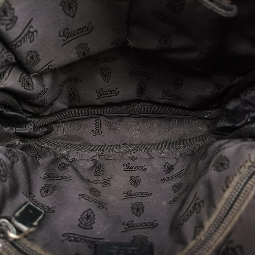 Gucci GG Supreme Messenger Black Leather — view 9