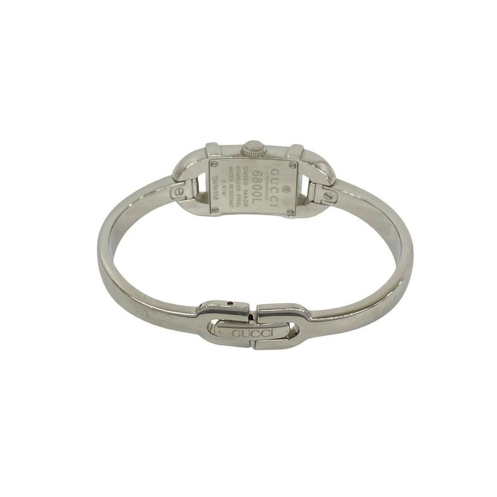 Gucci Bangle Watch Stainless Steel Quartz Wrist Silver — view 8
