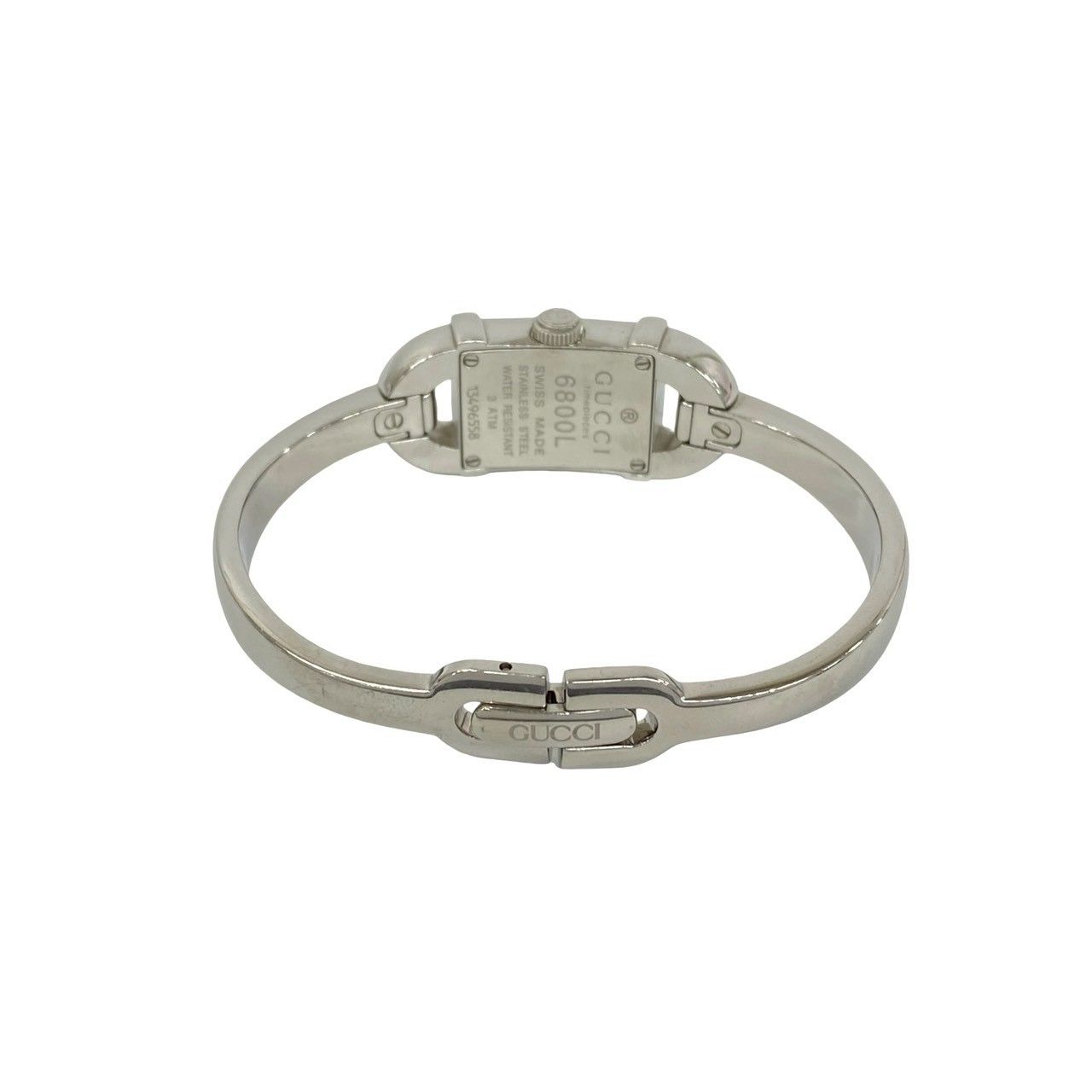 Gucci Bangle Watch Stainless Steel Quartz Wrist Silver — view 8