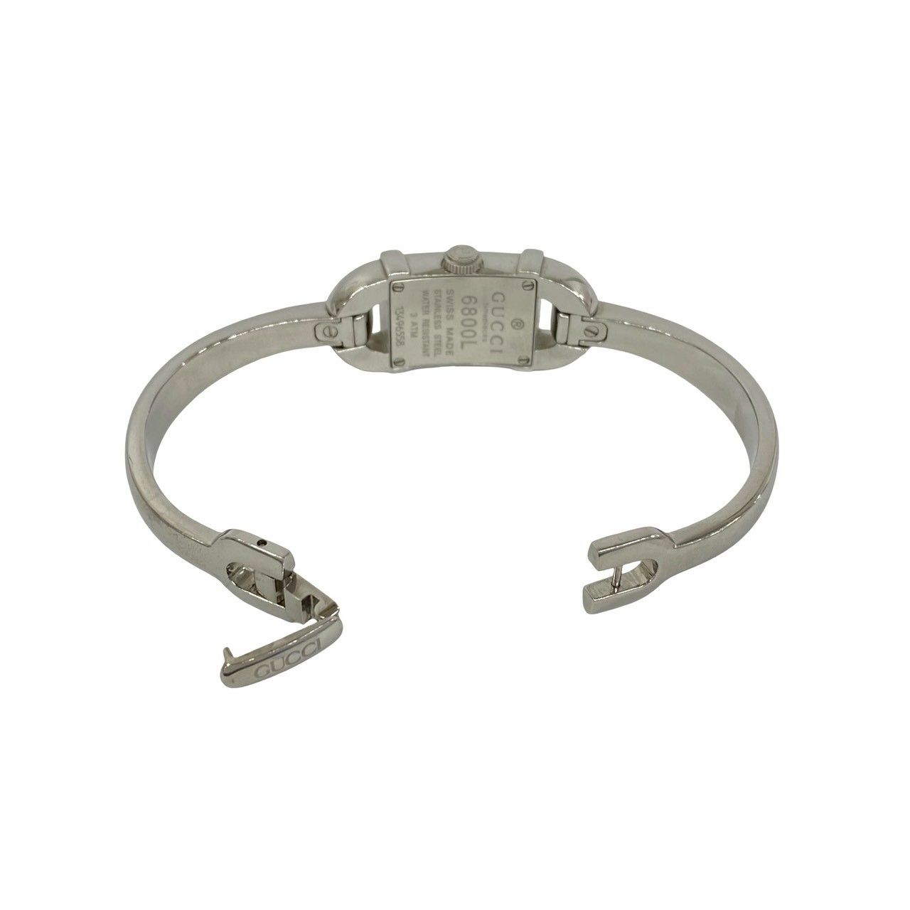 Gucci Bangle Watch Stainless Steel Quartz Wrist Silver — view 9