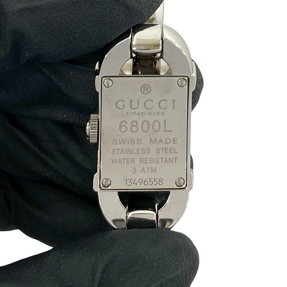Gucci Bangle Watch Stainless Steel Quartz Wrist Silver — view 5