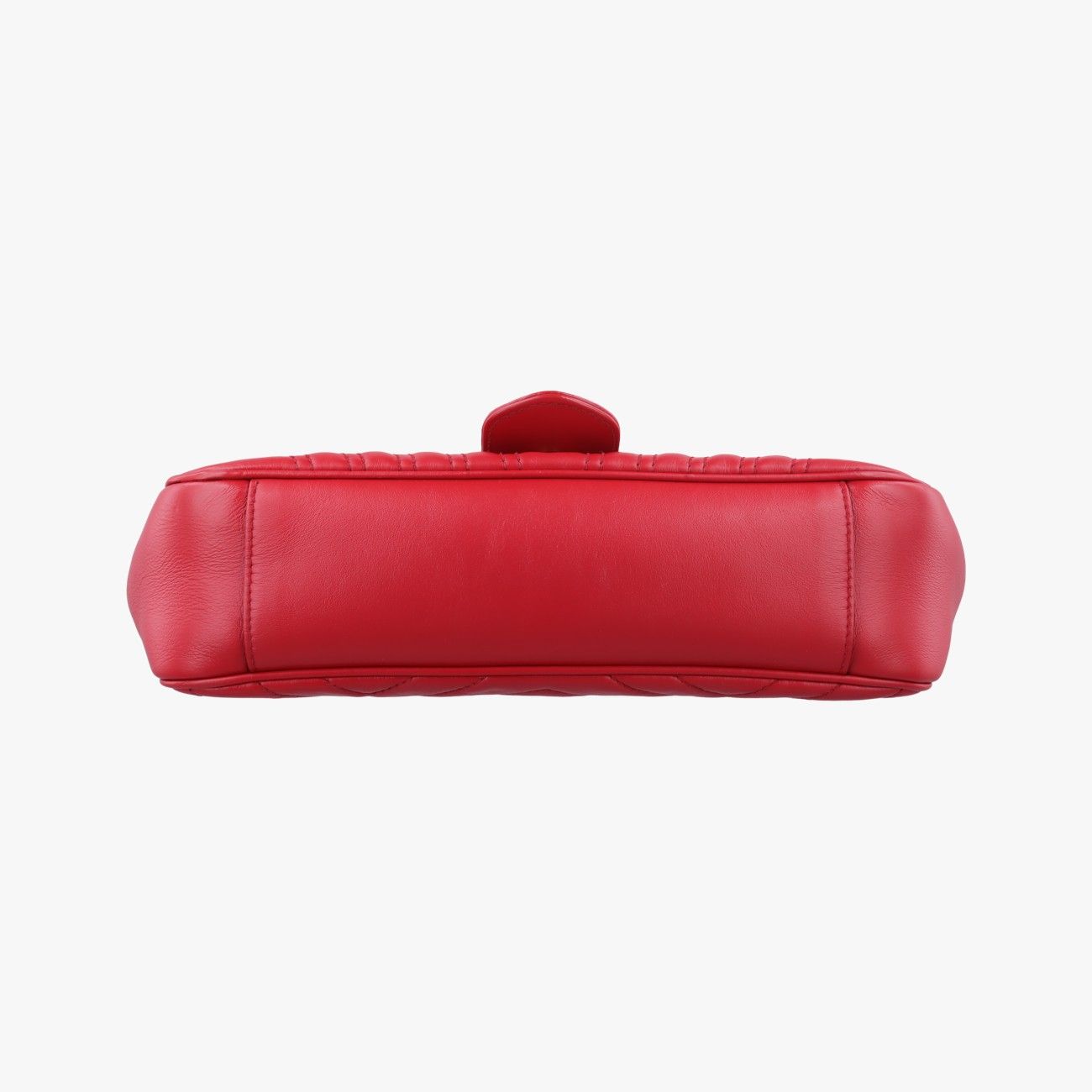 Gucci GG Marmont Red Leather Shoulder — view 3