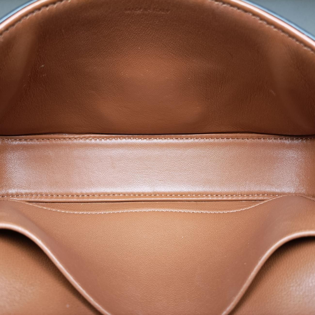 Celine Triomphe Brown Canvas Shoulder — view 9