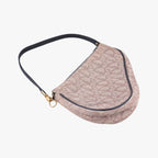 Dior Saddle Navy Beige Pink Jacquard MC Handbag — view 5