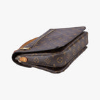 Louis Vuitton Pochette Metis MM Monogram Brown Canvas Handbag — view 7