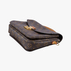 Louis Vuitton Pochette Metis MM Monogram Brown Canvas Handbag — view 4