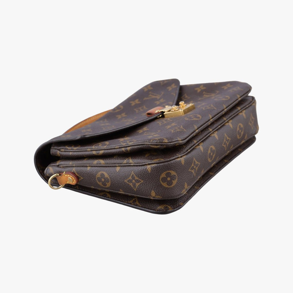 Louis Vuitton Pochette Metis MM Monogram Brown Canvas Handbag — view 5