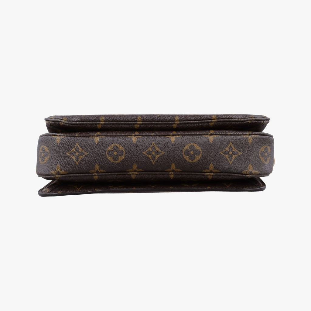 Louis Vuitton Pochette Metis MM Monogram Brown Canvas Handbag — view 3