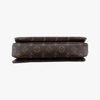 Louis Vuitton Pochette Metis MM Monogram Brown Canvas Handbag — view 3