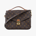 Louis Vuitton Pochette Metis MM Monogram Brown Canvas Handbag