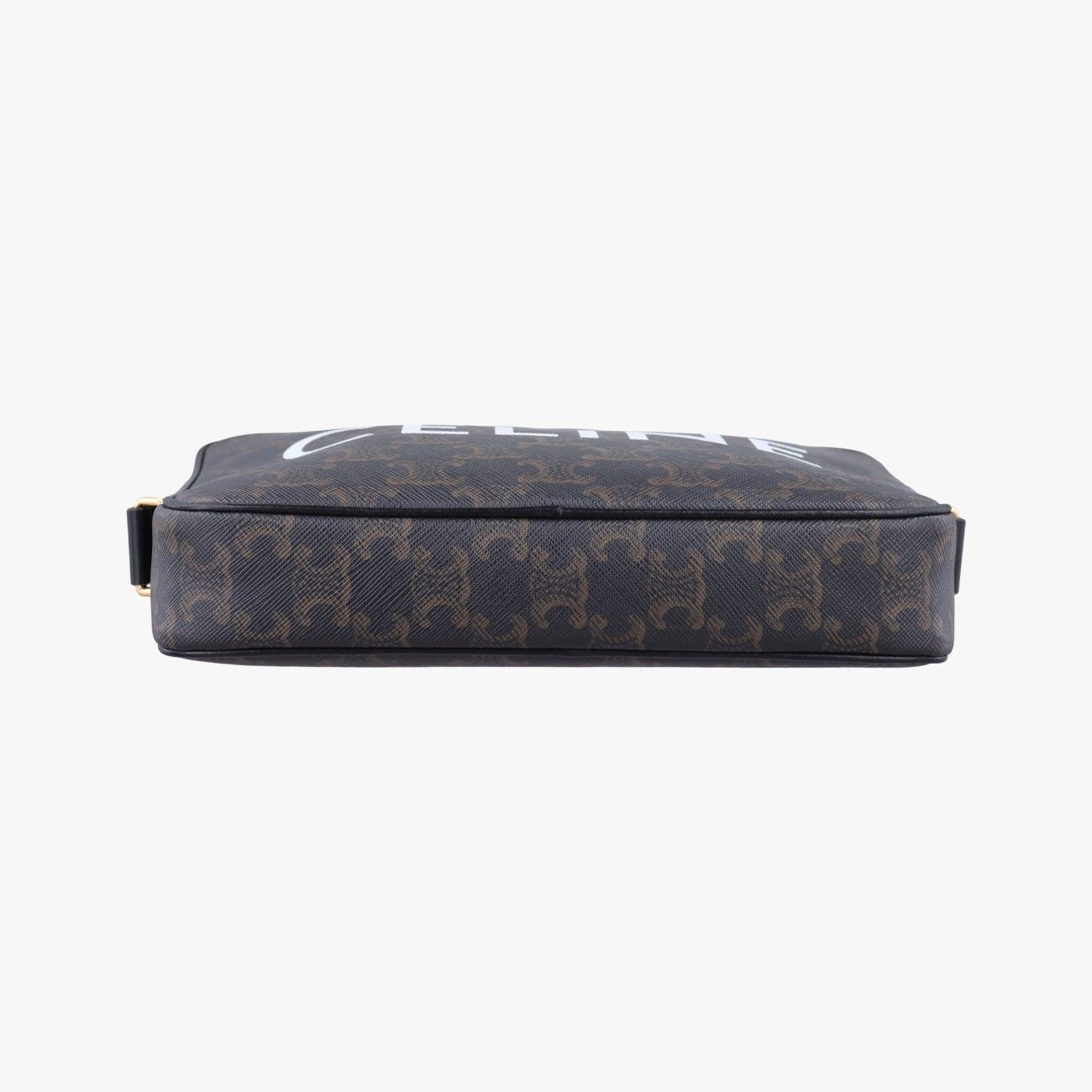 Celine Triomphe Messenger Brown Canvas — view 3