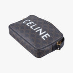 Celine Triomphe Messenger Brown Canvas — view 4