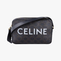 Celine Triomphe Messenger Brown Canvas