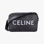 Celine Triomphe Messenger Brown Canvas