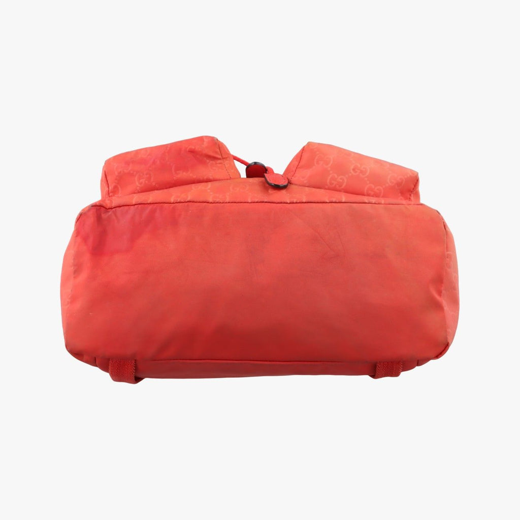 Gucci GG Pattern Orange Backpack — view 3