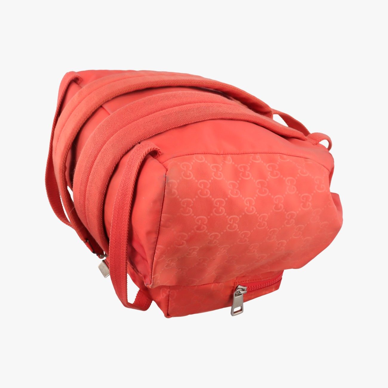 Gucci GG Pattern Orange Backpack — view 6