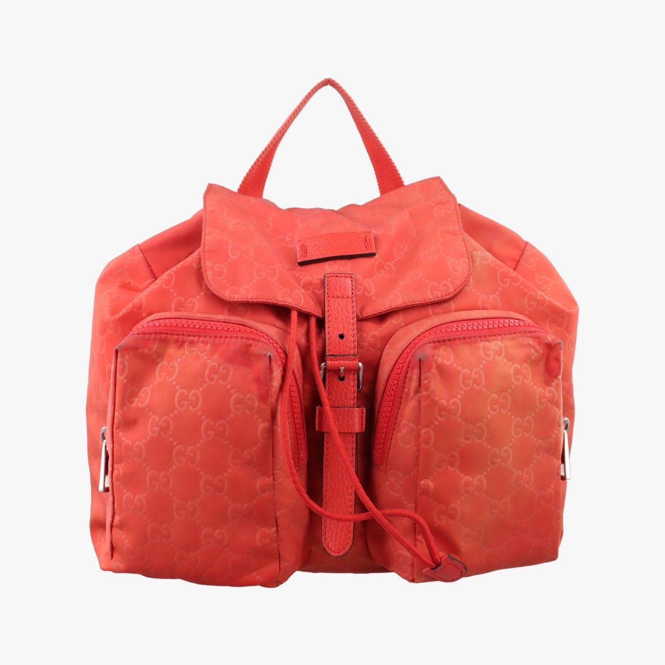 Gucci GG Pattern Orange Backpack