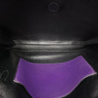 Prada Double Flap Chain Purple Leather 14 — view 9