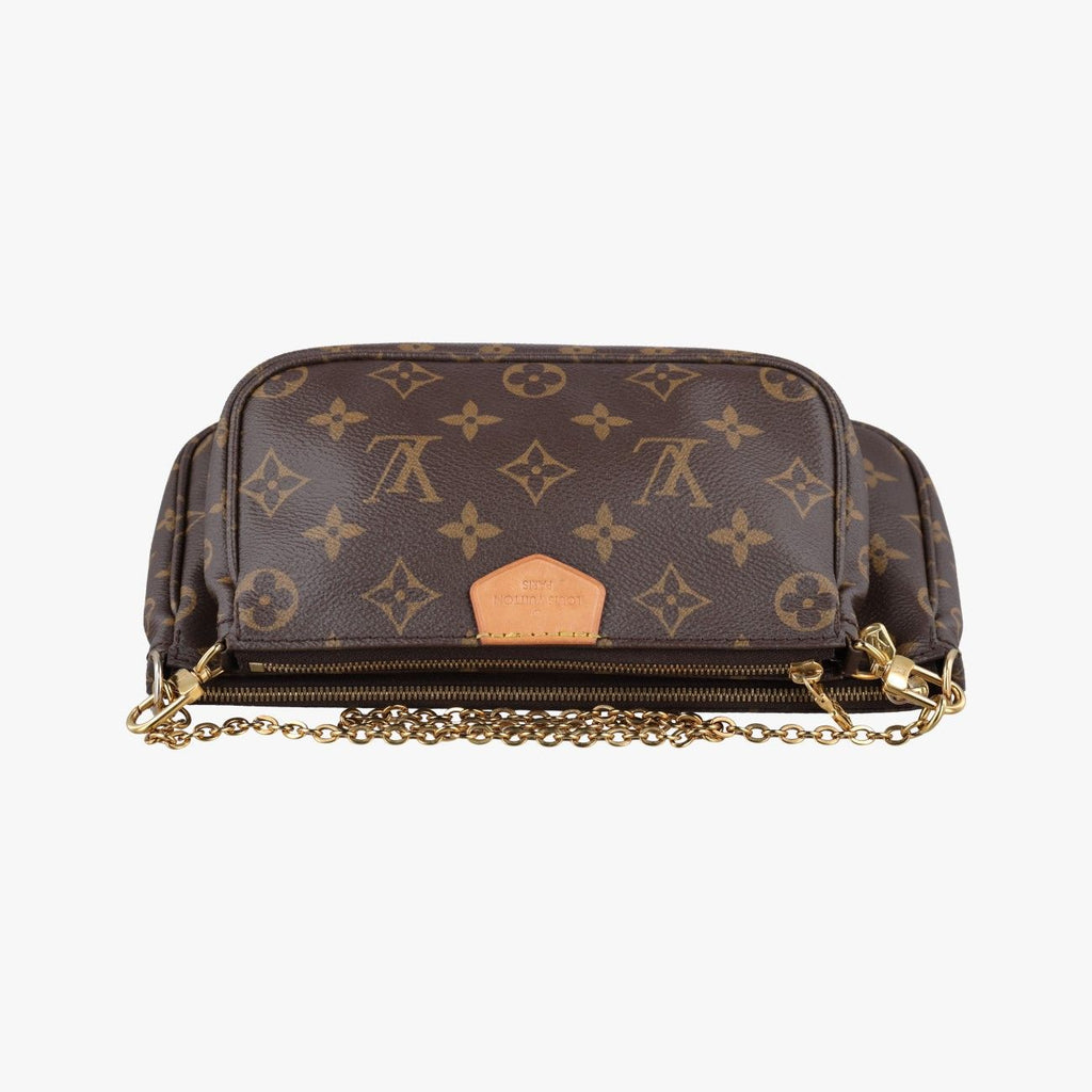 Louis Vuitton Multi Pochette Brown Rose Cles Monogram Canvas Shoulder — view 8