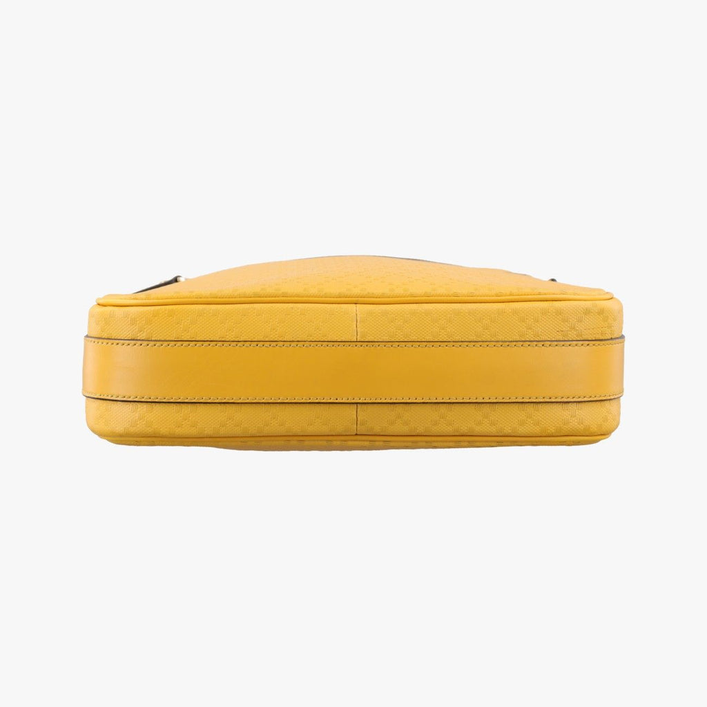 Gucci Diamante Yellow Leather Tote — view 3