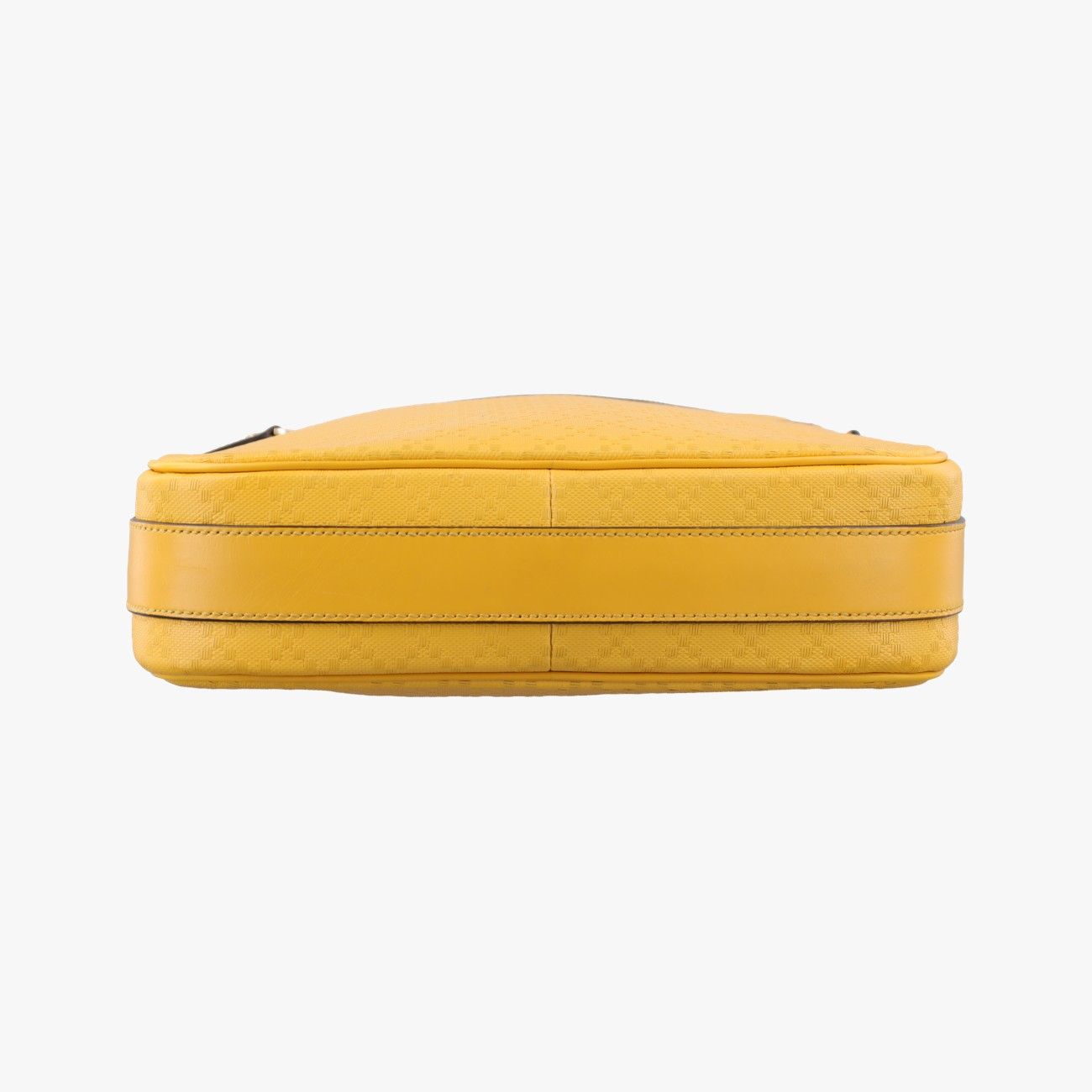 Gucci Diamante Yellow Leather Tote — view 3