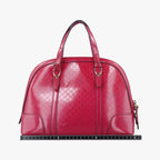 Gucci Micro Guccissima Rose Red Patent Shoulder — view 2