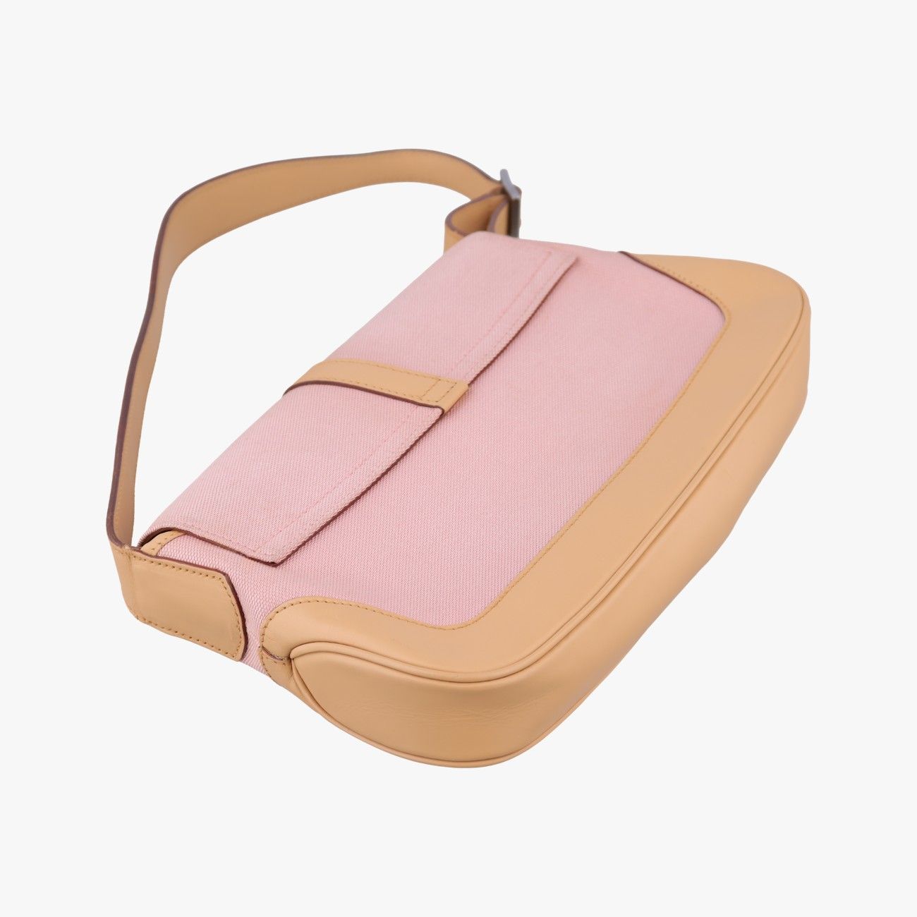 Gucci Jackie Brown Pink Canvas Leather 001 38 Shoulder — view 7