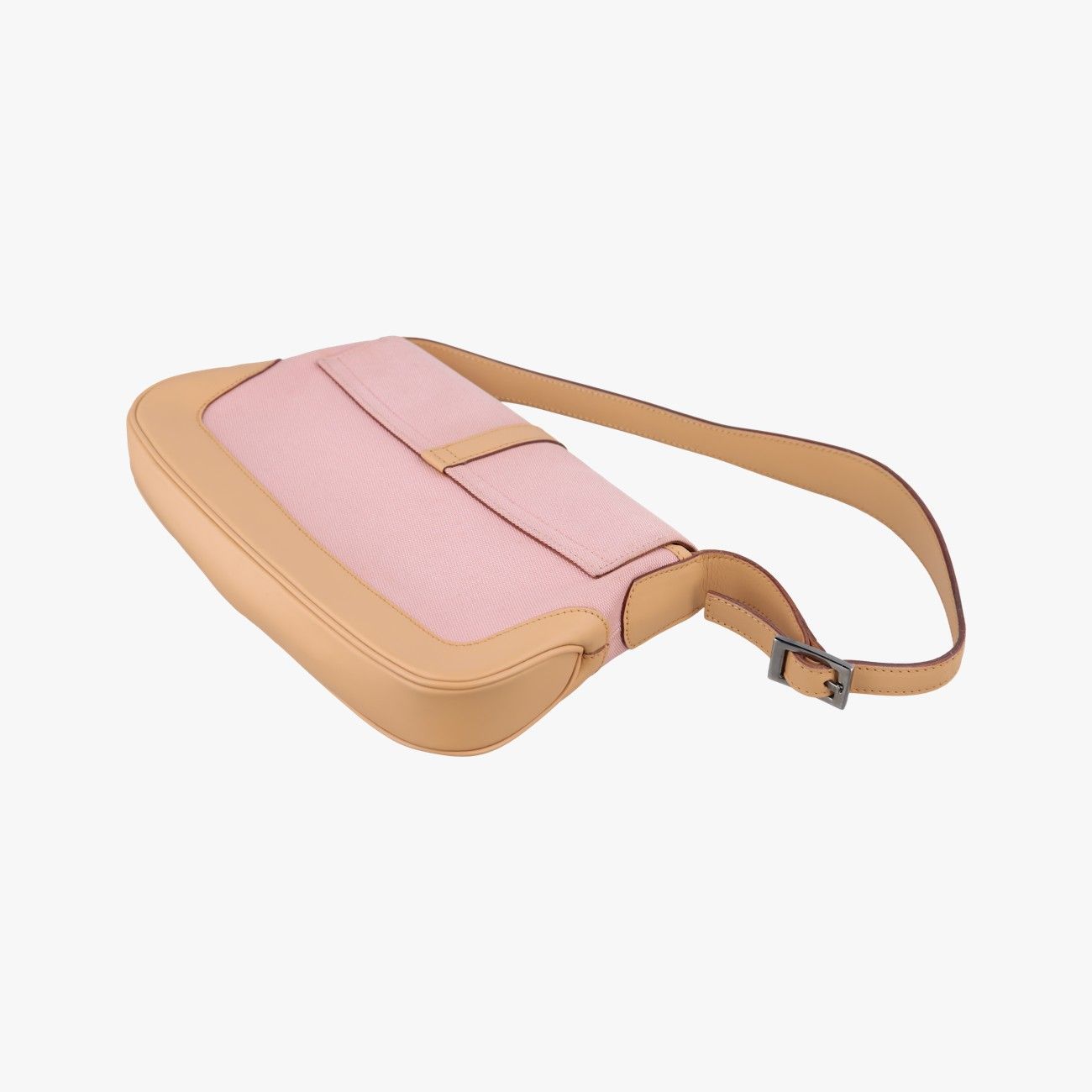 Gucci Jackie Brown Pink Canvas Leather 001 38 Shoulder — view 6
