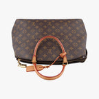 Louis Vuitton Petit Palais MM Monogram Brown Canvas Shoulder — view 8