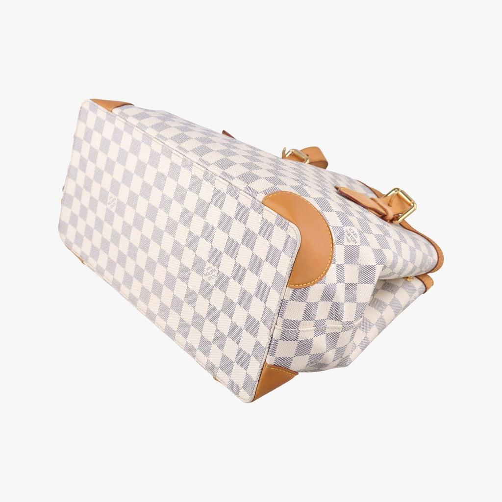 Louis Vuitton Hampstead MM Azur Damier Canvas Tote — view 6
