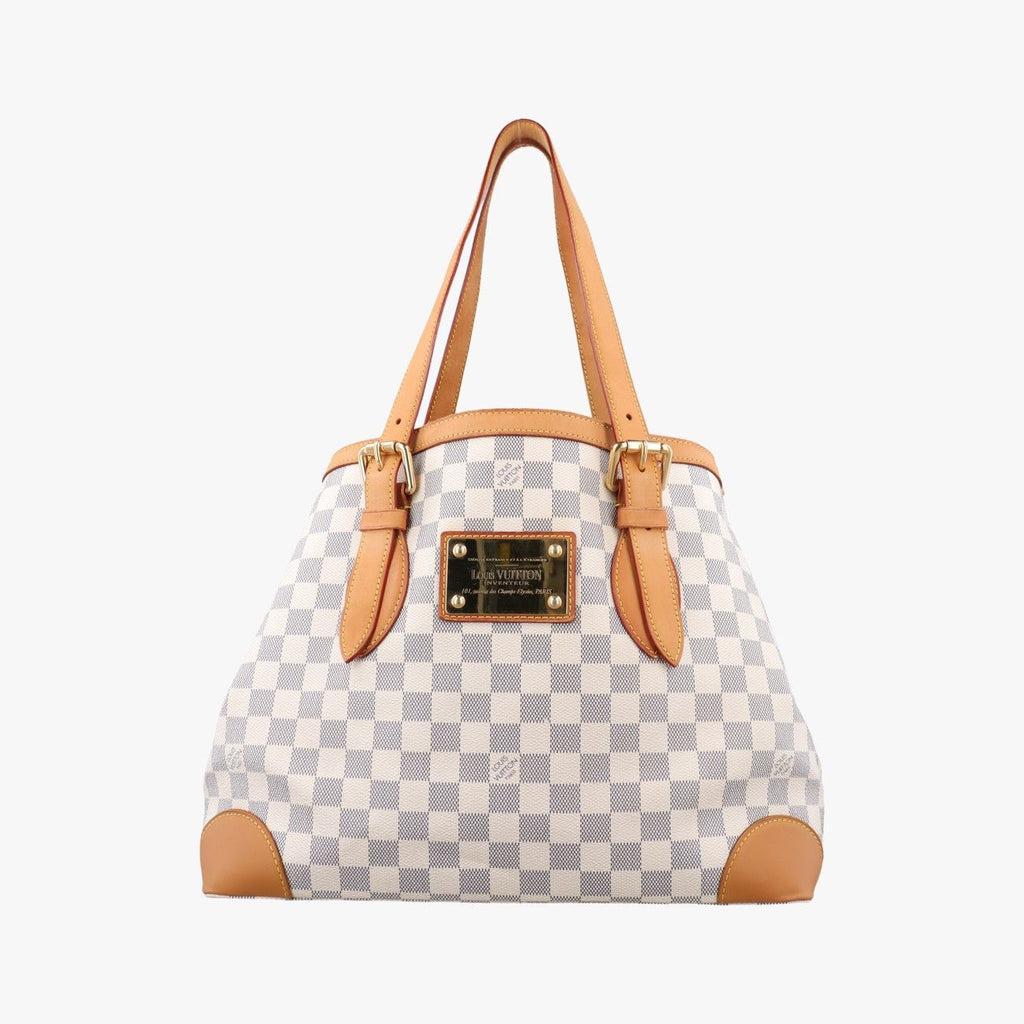 Louis Vuitton Hampstead MM Azur Damier Canvas Tote