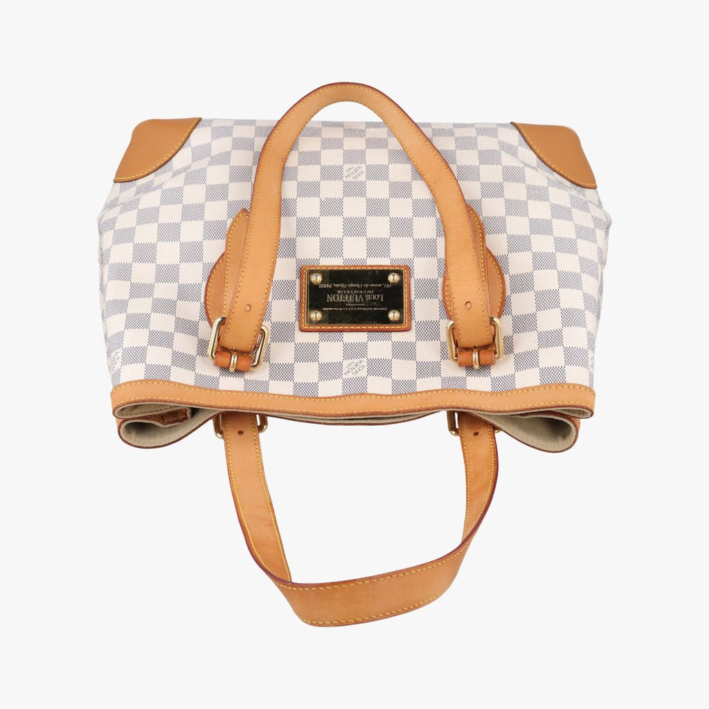 Louis Vuitton Hampstead MM Azur Damier Canvas Tote — view 8