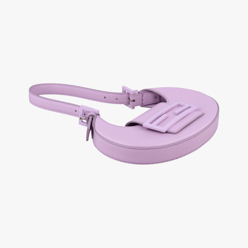 Fendi Cookie Mini Purple Leather Shoulder — view 5