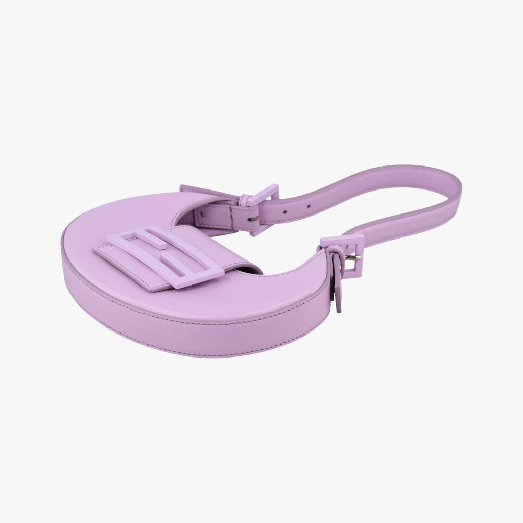 Fendi Cookie Mini Purple Leather Shoulder — view 4