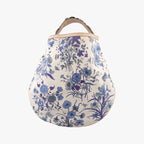 Gucci Flora Wave Hobo Blue White Canvas Leather