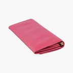 Prada Metal Wallet on Chain Cornflower Clutch Pink Saffiano Leather — view 6