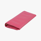 Prada Metal Wallet on Chain Cornflower Clutch Pink Saffiano Leather — view 7